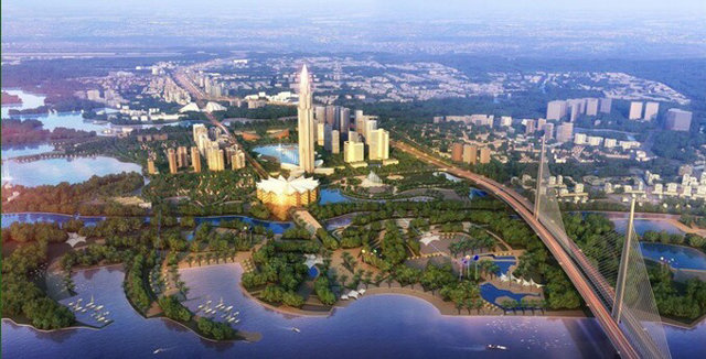 Phối cảnh 3D Th&agrave;nh phố th&ocirc;ng minh tại huyện Đ&ocirc;ng Anh (TP. H&agrave; Nội)