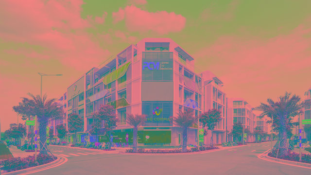 Một g&oacute;c khu nh&agrave; phố thương mại SOHO tại The Global City
