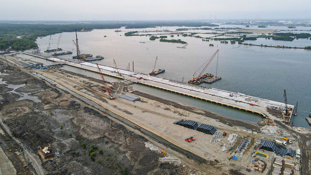 Cảng biển Phước An - cảng biển lớn nhất tỉnh Đồng Nai sắp đi v&agrave;o hoạt động, sẽ trở th&agrave;nh động lực cho khu đ&ocirc; thị s&acirc;n bay Long Th&agrave;nh. Ảnh: Internet