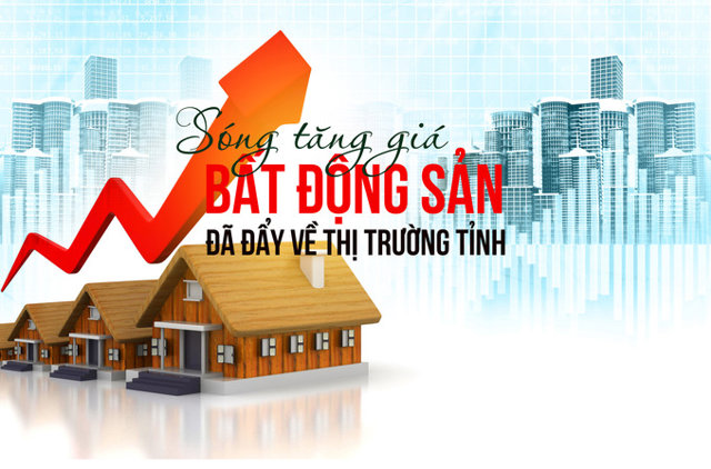 Sóng tăng giá bất động sản đã đẩy về thị trường tỉnh - Ảnh 1