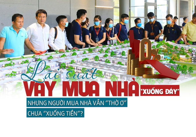 Lãi suất vay mua nhà “xuống đáy” nhưng người mua nhà vẫn thờ ơ, chưa “xuống tiền”? - Ảnh 1