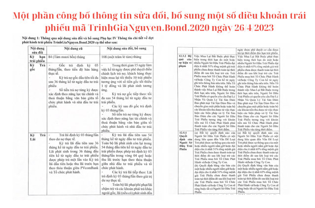 Viễn Thông Trịnh Gia Nguyễn chậm thanh toán lô trái phiếu 890 tỷ đồng - Ảnh 1