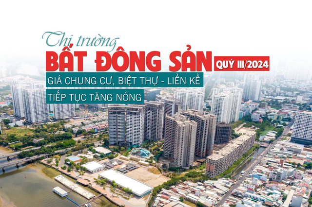 Thị trường bất động sản quý III/2024: Giá chung cư, biệt thự - liền kề tiếp tục “tăng nóng” - Ảnh 1