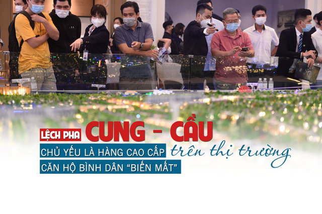 Vẫn băn khoăn lệch pha cung cầu trên thị trường: Chủ yếu là hàng cao cấp, căn hộ bình dân “biến mất” - Ảnh 1