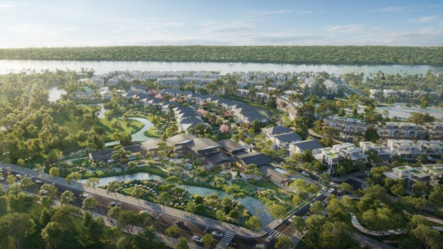 Những căn biệt thự kho&aacute;ng n&oacute;ng cuối c&ugrave;ng được nh&agrave; s&aacute;ng lập Ecopark giới thiệu ra thị trường