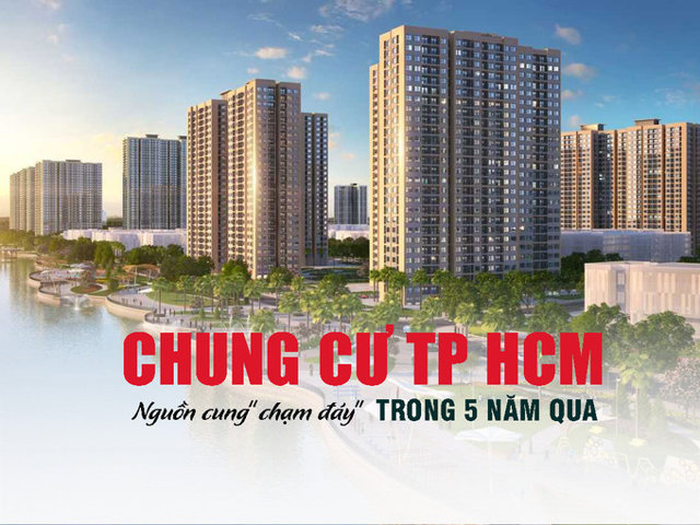 Nguồn cung chung cư ở TP.HCM chạm đáy trong 5 năm qua - Ảnh 1