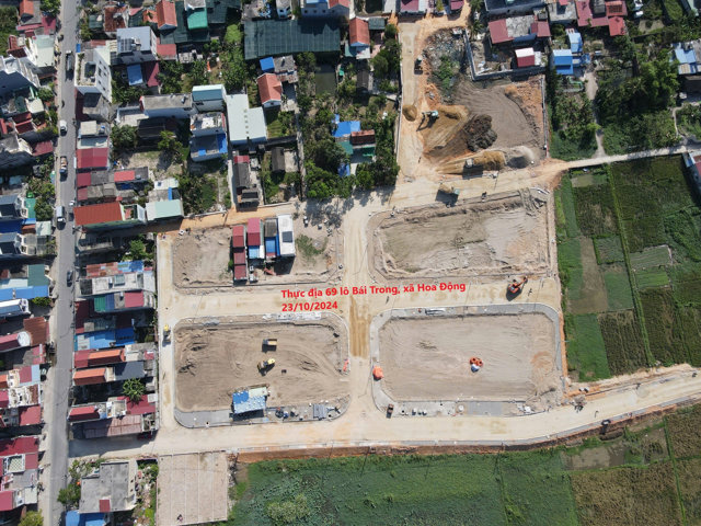 Thực địa 69 l&ocirc; đất đấu gi&aacute;. &nbsp;