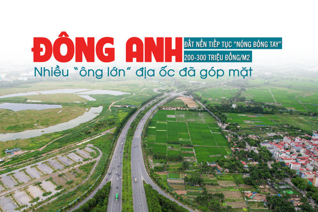 Đông Anh: Đất nền tiếp tục “nóng bỏng tay” 200-300 triệu đồng /m2, nhiều “ông lớn” địa ốc đã góp mặt - Ảnh 1