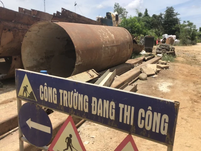 Một dự &aacute;n sử dụng vốn đầu tư c&ocirc;ng ở Quảng Ng&atilde;i. Ảnh: Phước Nguy&ecirc;n