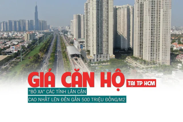 Giá căn hộ tại TP HCM “bỏ xa” các tỉnh lân cận - Ảnh 1