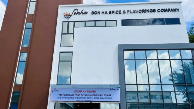 Trụ sở tại Bắc Ninh của C&ocirc;ng ty Hương Gia vị Sơn H&agrave; (Son Ha Spice &amp; Flavorings Company).