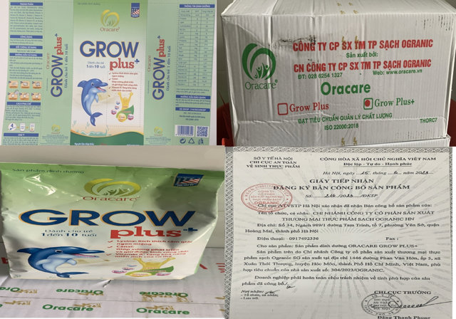 Do&agrave;ng sản phẩm Oracare Grow Plus đang được một số trường học tại H&agrave; Tĩnh &aacute;p dụng "d&ugrave;ng thử" v&agrave;o bữa ăn dinh dưỡng cho c&aacute;c học sinh mầm non... &nbsp;