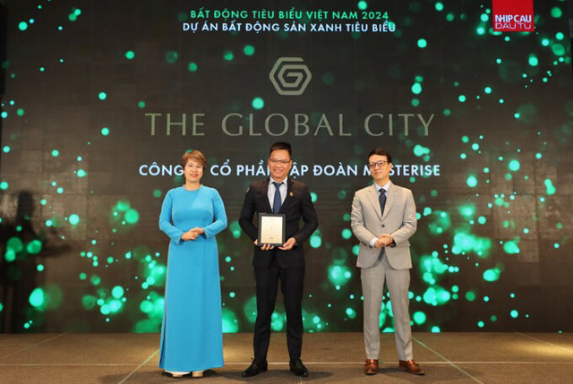 The Global City trở th&agrave;nh &ldquo;Dự &aacute;n bất động sản xanh ti&ecirc;u biểu 2024&rdquo;.