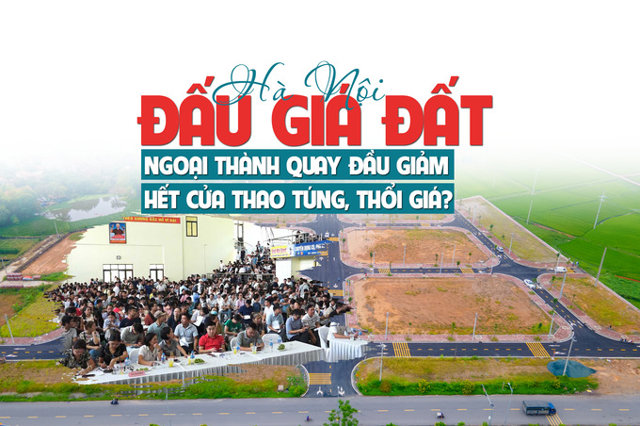 Hà Nội: Đấu giá đất ngoại thành quay đầu giảm, hết cửa thao túng, thổi giá? - Ảnh 1