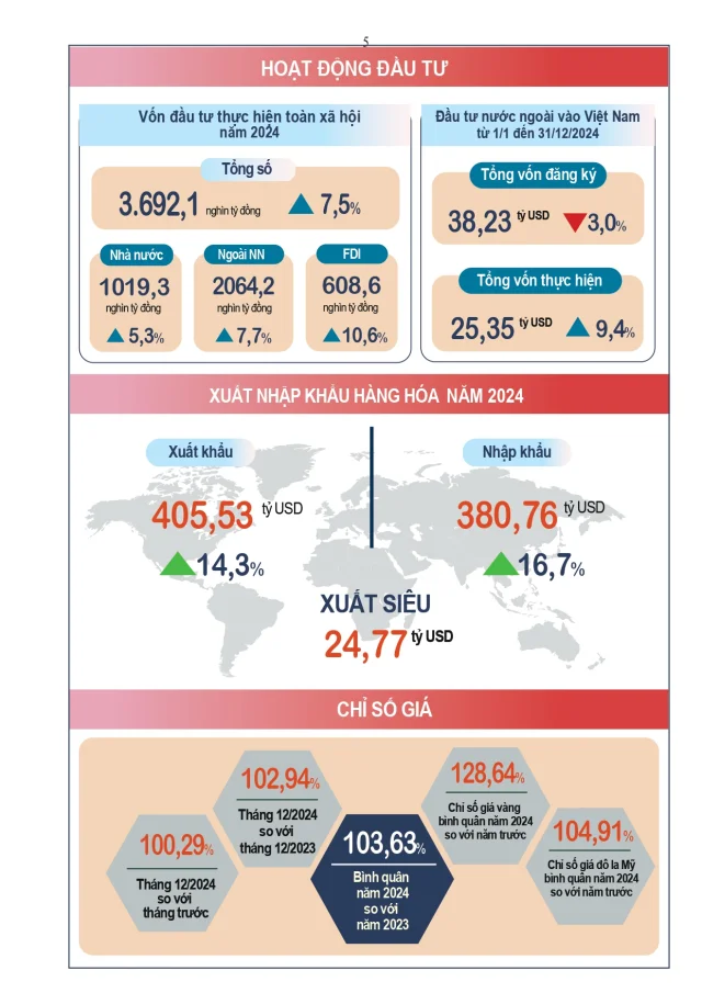 Tình hình kinh tế - xã hội năm 2024 - Ảnh 5