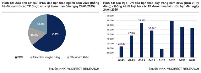 Năm 2025: Hơn 200 nghìn tỷ đồng TPDN đáo hạn, nhóm bất động sản đứng đầu - Ảnh 2