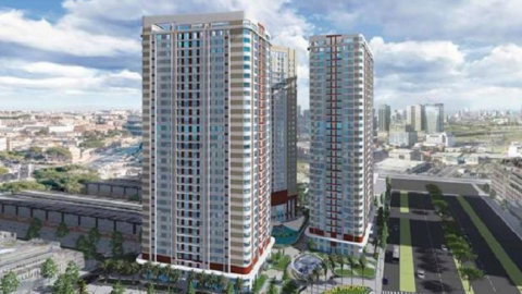 Cận cảnh Sky View Plaza chạm nóc 35 tầng sau nhiều năm 'đắp chiếu' - Ảnh 7