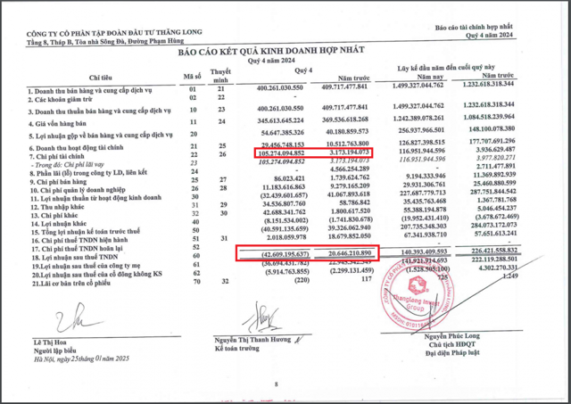 Thăng Long Invest (TIG): Chi phí tài chính tăng đột biến đã “kéo sập” lợi nhuận, “lỡ hẹn” với hàng loạt thương vụ - Ảnh 2