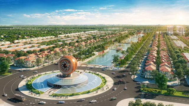 Kh&ocirc;ng gian xanh lan tỏa tại Sun Urban City H&agrave; Nam nhờ hệ thống &ldquo;c&ocirc;ng vi&ecirc;n bỏ t&uacute;i&rdquo; đa dạng, đ&aacute;p ứng nhu cầu thư gi&atilde;n, vui chơi của cư d&acirc;n. Ảnh phối cảnh minh họa Sun Property.