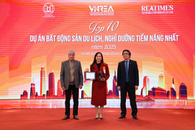 Dự &aacute;n Sun Urban City H&agrave; Nam được vinh danh Top 10 dự &aacute;n bất động sản, du lịch nghỉ dưỡng tiềm năng nhất năm 2025