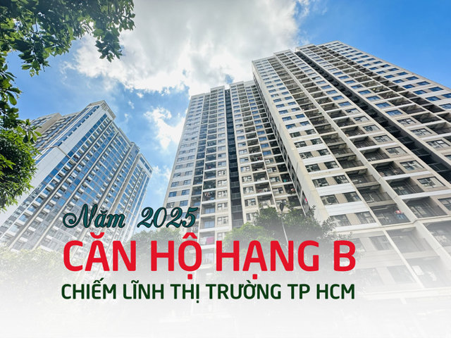 Năm 2025: Căn hộ hàng B chiếm lĩnh thị trường bất động sản tại TP HCM - Ảnh 1