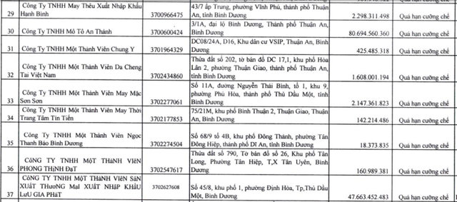 C&ocirc;ng ty TNHH M&ocirc; t&ocirc; An Th&agrave;nh nợ thuế &lsquo;khủng&rsquo; gần 81 tỷ đồng tại tỉnh B&igrave;nh Dương&nbsp;