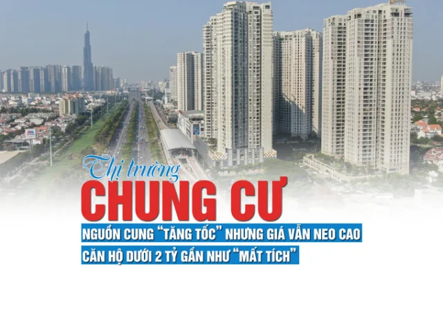 Thị trường chung cư: Nguồn cung tăng tốc nhưng giá vẫn neo cao, căn hộ dưới 2 tỷ gần như mất tích - Ảnh 1