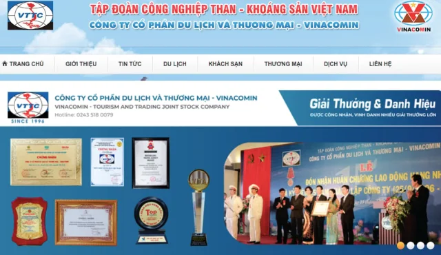 C&ocirc;ng ty cổ phần Du lịch v&agrave; Thương mại - Vinacomin trực thuộc Tập đo&agrave;n C&ocirc;ng nghiệp Than - Kho&aacute;ng sản Việt Nam (TKV) &nbsp;