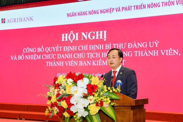 &Ocirc;ng T&ocirc; Huy Vũ được bổ nhiệm l&agrave;m Chủ tịch Hội đồng th&agrave;nh vi&ecirc;n Agribank. &nbsp;