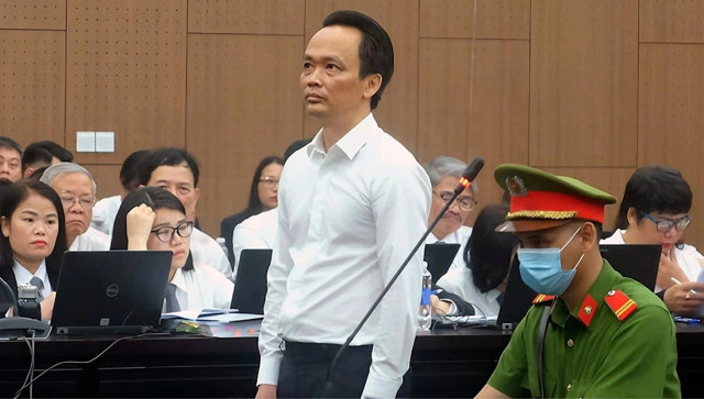 Bị c&aacute;o Trịnh Văn Quyết tại phi&ecirc;n t&ograve;a sơ thẩm năm 2024 (Ảnh: Minh Long). &nbsp;