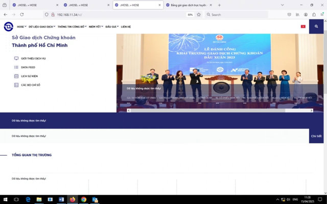 HoSE ra mắt giao diện mới từ ng&agrave;y 5/5/2025