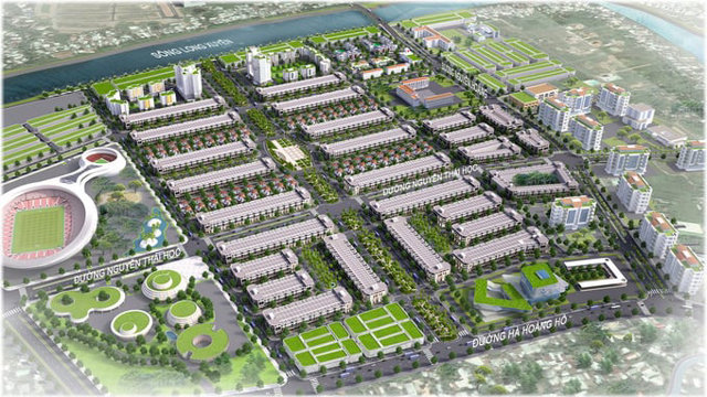 Phối cảnh dự &aacute;n Khu đ&ocirc; thị Golden City An Giang.