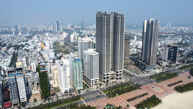 Toàn cảnh tháp đôi 50 tầng ở Đà Nẵng 'sống lại' sau nhiều năm đình trệ - Ảnh 11