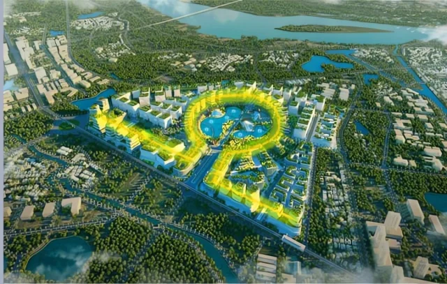 Phối cảnh dự &aacute;n hu c&ocirc;ng nghệ cao Sinh học H&agrave; Nội - Ảnh: HNP &nbsp;