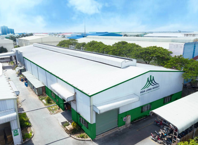 Nh&agrave; xưởng cho thu&ecirc; của Hoa Long Invest. &nbsp;