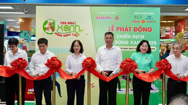 Chương tr&igrave;nh Ti&ecirc;u d&ugrave;ng Xanh ch&iacute;nh thức bắt đầu tại hệ thống 800 điểm b&aacute;n của Saigon Co.op