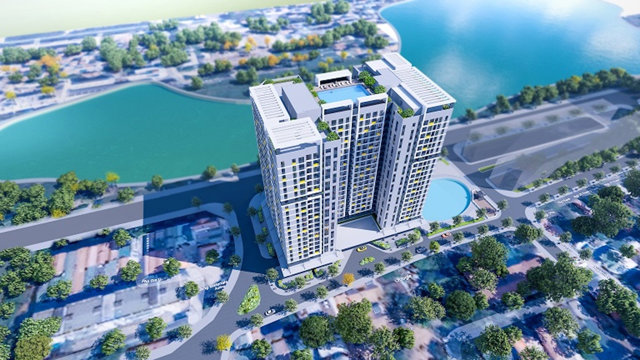 Phối cảnh dự &aacute;n nh&agrave; ở x&atilde; hội Rice City Long Ch&acirc;u tại quận Long Bi&ecirc;n (H&agrave; Nội). Ảnh: CĐT