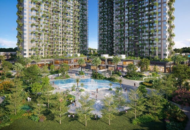 Tiện &iacute;ch đa thế hệ dưới ch&acirc;n t&ograve;a th&aacute;p gi&uacute;p mỗi cư d&acirc;n đều c&oacute; được &ldquo;khoảng trời ri&ecirc;ng&rdquo;