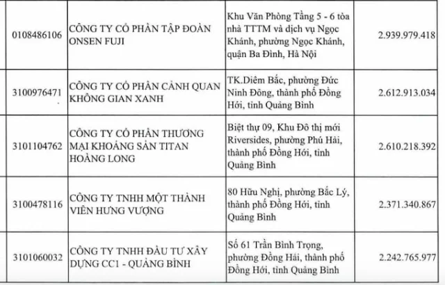 Tập đoàn Onsen Fuji nợ thuế hàng tỷ đồng - Ảnh 1