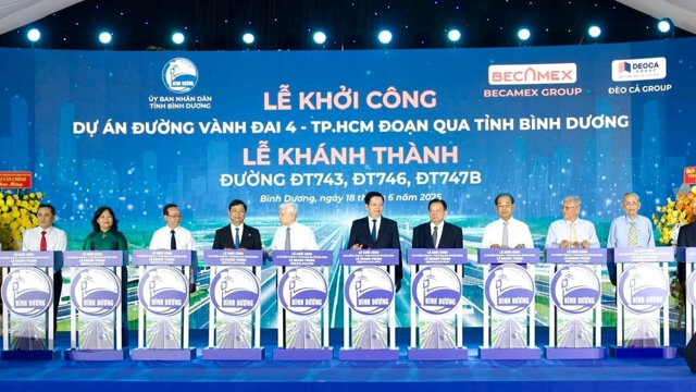 Khởi công dự án vành đai 4 TP. HCM đoạn cầu Thủ Biên - sông Sài Gòn - Ảnh 2