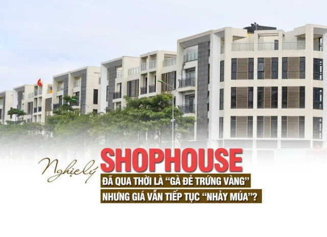 Nghịch lý: Shophouse đã qua thời là “gà đẻ trứng vàng” nhưng giá vẫn tiếp tục “nhảy múa”? - Ảnh 1