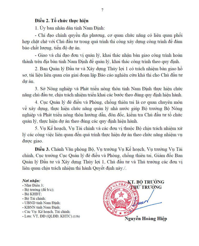Hạ tầng Đại Phong ẵm loạt gói thầu xây dựng đê, kè tại Nam Định - Ảnh 1
