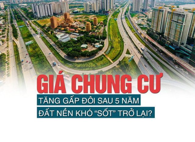 Giá chung cư tăng gấp đôi sau 5 năm, đất nền khó “sốt” trở lại? - Ảnh 1