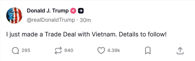 TT Trump: 'Mỹ sẽ cắt giảm đáng kể thuế đối ứng cho nhiều hàng hóa Việt Nam' - Ảnh 1