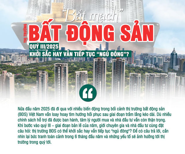 [Longform] “Bắt mạch” thị trường bất động sản quý III/2025: Khởi sắc hay vẫn tiếp tục “ngủ đông”? - Ảnh 1