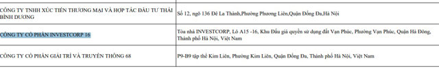 C&ocirc;ng ty cổ phần Investcorp 16 bị b&ecirc;u t&ecirc;n chậm đ&oacute;ng BHXH. &nbsp;
