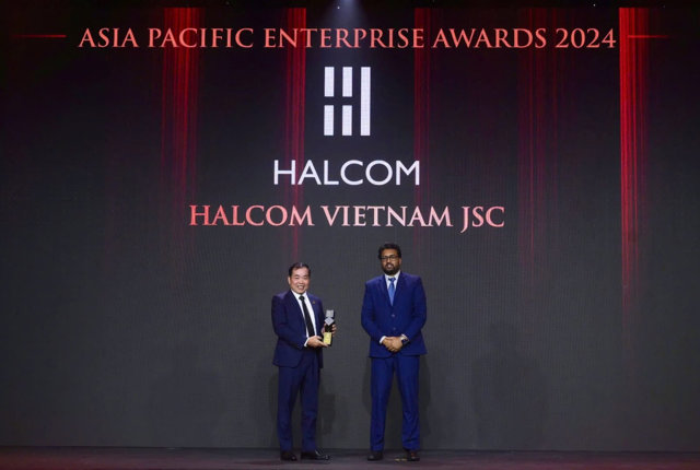 C&ocirc;ng ty cổ phần Halcom Việt Nam từng được vinh danh giải thưởng &ldquo;Doanh nghiệp xuất sắc Ch&acirc;u &Aacute;&rdquo; 2024.