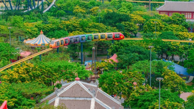 C&ocirc;ng vi&ecirc;n Rồng mang đến đa dạng trải nghiệm cho du kh&aacute;ch. (Ảnh: &Aacute;nh Dương)