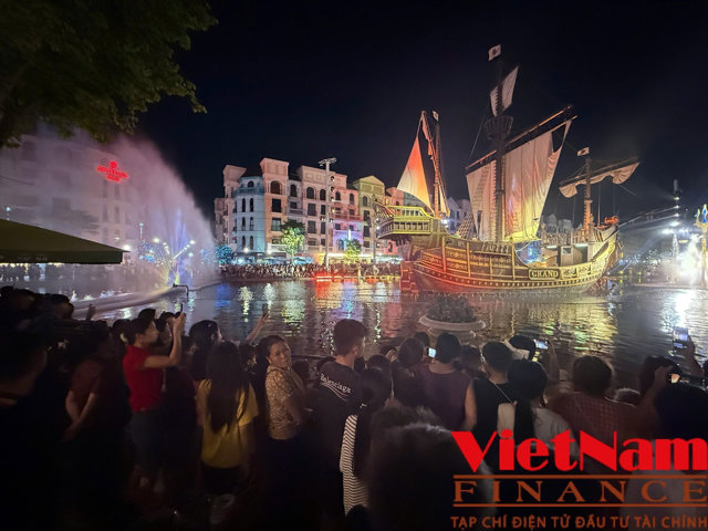 Phố đêm rực sáng tại Khu đô thị Ocean Park ở Hưng Yên - Ảnh 7
