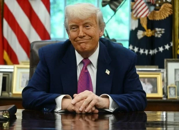 Tổng thống Mỹ Donald Trump tại Nh&agrave; Trắng. Ảnh: AFP